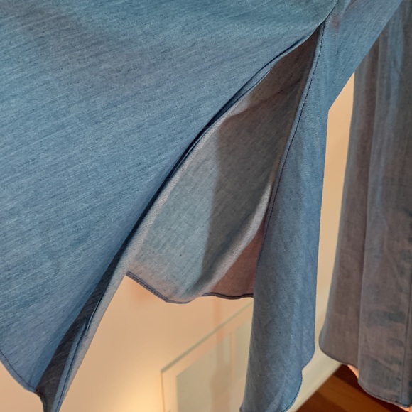 Off the shoulder dress or top denim size M - Picture 3 of 6